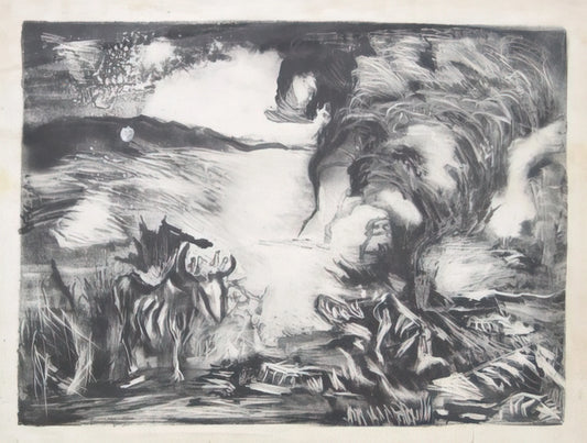 Pollock 1948: The Revolutionary Year That Transformed Abstract Expressionism - LANDSCAPE WITH STEER 1937 1 by Jackson Pollock