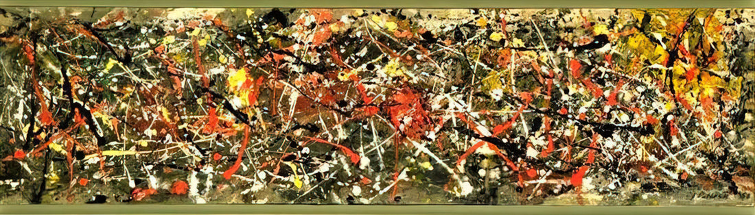 Pollock Prints on Canvas: The Legacy of Abstract Expressionism in Your Home - NUMBER 25 by Jackson Pollock