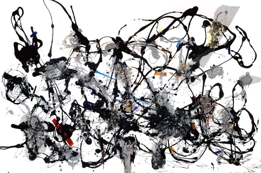 Pollock Replica Canvas: The Art of Authentic Reproduction in Abstract Expressionism - NUMBER 29 1950 by Jackson Pollock