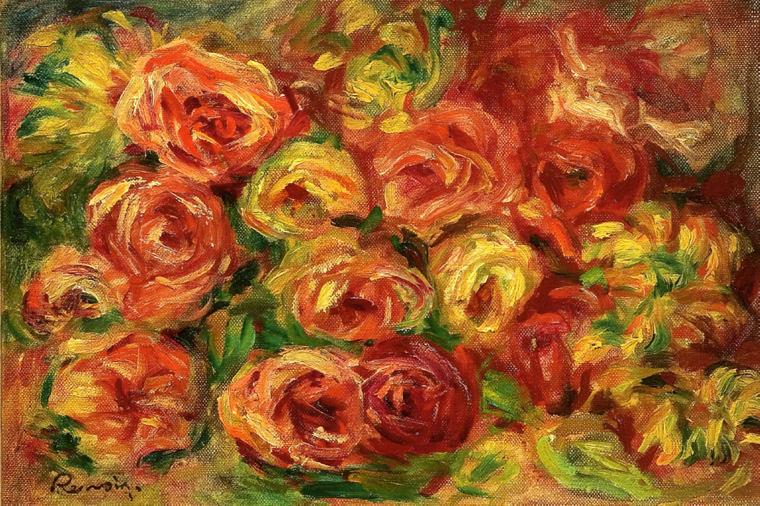 Pont Neuf Renoir: A Masterpiece of Impressionist Paris - Armful of Roses by Pierre-Auguste Renoir