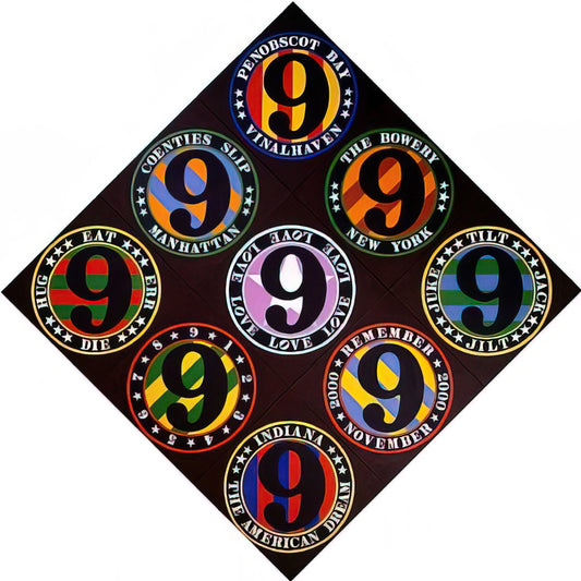 Pop Art Robert Indiana: The Master of LOVE and American Iconography - The Ninth American Dream by Robert Indiana