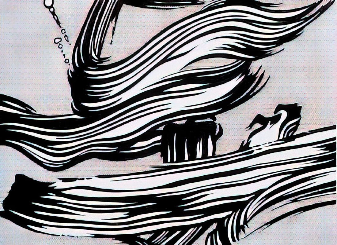 Pop Art Roy: The Enduring Legacy of Roy Lichtenstein's Iconic Visual Language - BRUSHSTROKES 1968 by Roy Lichtenstein