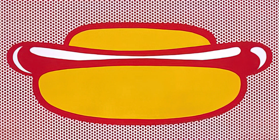 Pop by Roy Lichtenstein: Decoding the Iconic Masterpiece of Pop Art - HOT DOG 1964 by Roy Lichtenstein