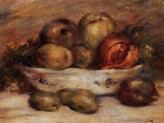 Portrait of Edmond Renoir: A Masterpiece of Intimacy and Impressionist Technique - Still Life with Fruit by Pierre-Auguste Renoir