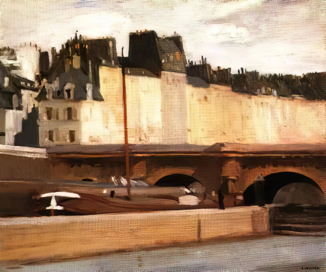 Poster Nighthawks: The Iconic Edward Hopper Print That Captures Urban Loneliness - Écluse de la Monnaie by Edward Hopper