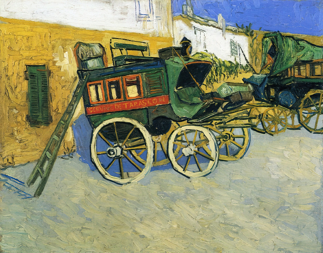 Poster Starry Night: The Definitive Guide to Van Gogh's Masterpiece and Museum-Quality Prints - The Tarascon Diligence by Vincent van Gogh
