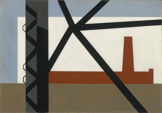 Ralston Crawford Print: Precisionist Visions of Modern America - From the Bridge - 1942 by Ralston Crawford