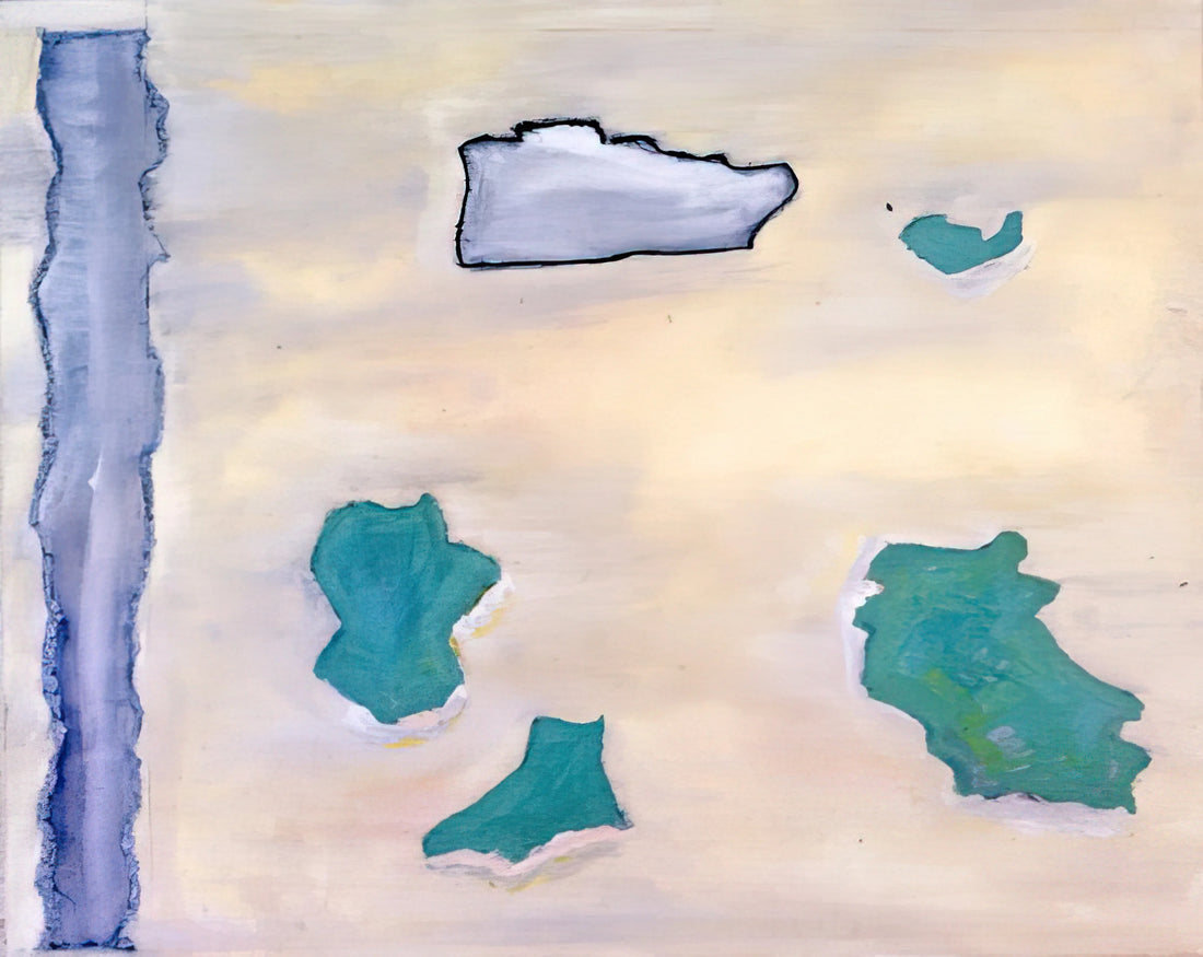 Raoul De Keyser Canvas: The Elusive Poetry of Belgian Abstraction - Untitled - 2006 by Raoul De Keyser