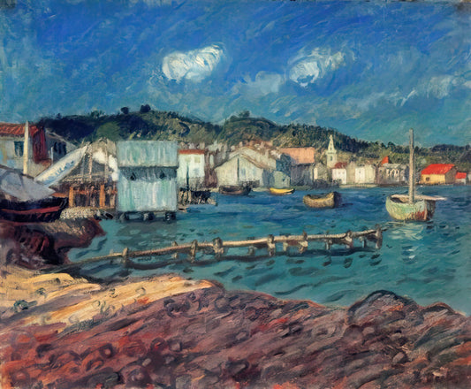 Raoul Dufy: The Joyful Colorist of Modern French Art - THE PORT OF MARTIGUES by Raoul Dufy