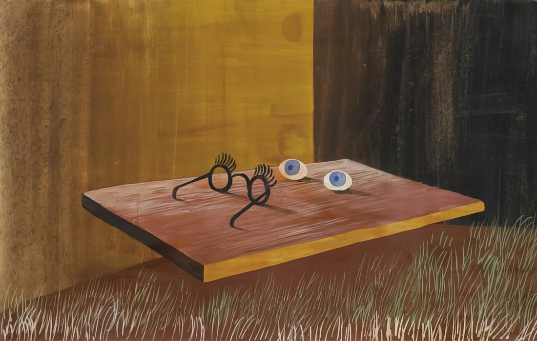 Remedios Varo Art Prints: A Collector's Guide to Her Surrealist Masterpieces - EYES ON THE TABLE 1938 by Remedios Varo