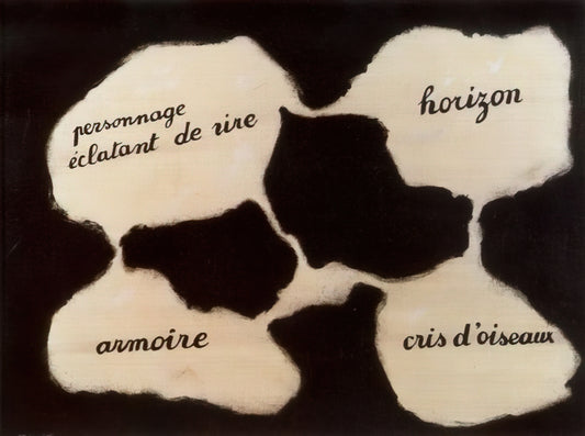 René Magritte The Lovers Poster: A Surrealist Icon of Desire and Mystery - THE LIVING MIRROR 1929 by Rene Magritte