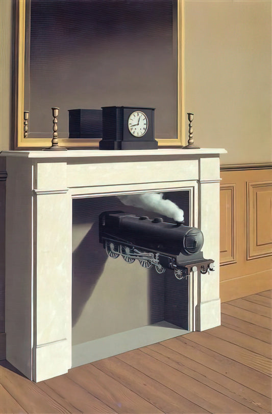 René Magritte's Sheherazade: Decoding the Surrealist Master's Enigmatic Vision - TIME TRANSFIXED 1938 by Rene Magritte