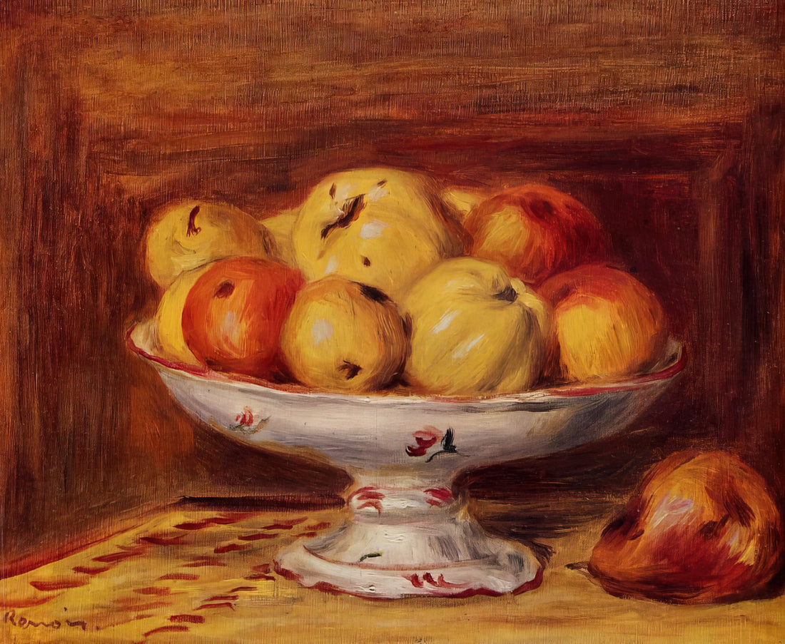 Renoir 1866: The Pivotal Year That Defined an Impressionist Master - Still Life with Apples and Pears by Pierre-Auguste Renoir