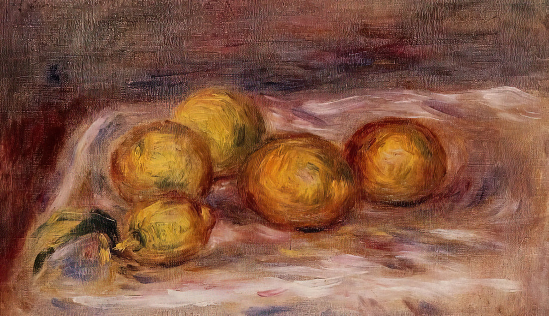 Renoir Boat Paintings: A Voyage Through Impressionist Light and Leisure - Lemons by Pierre-Auguste Renoir
