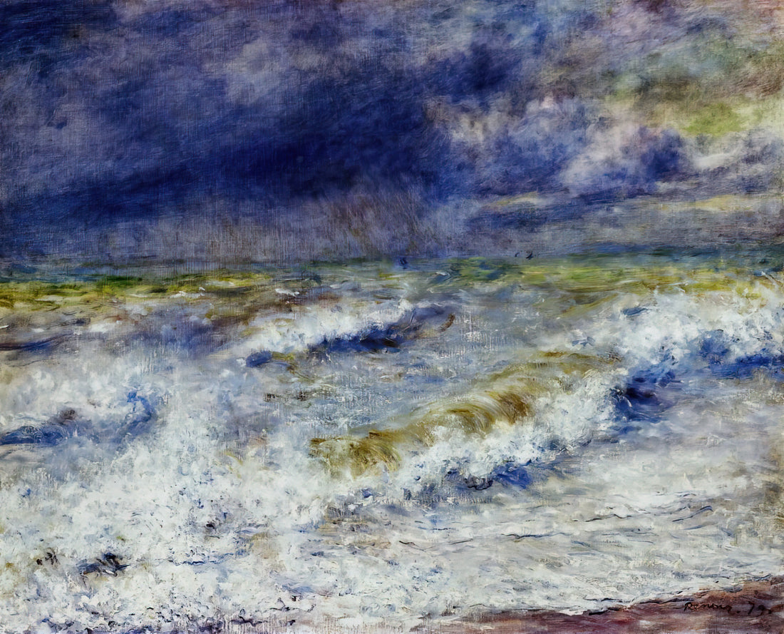 Renoir Posters for Sale: Curating Impressionist Elegance for Your Space - Seascape by Pierre-Auguste Renoir