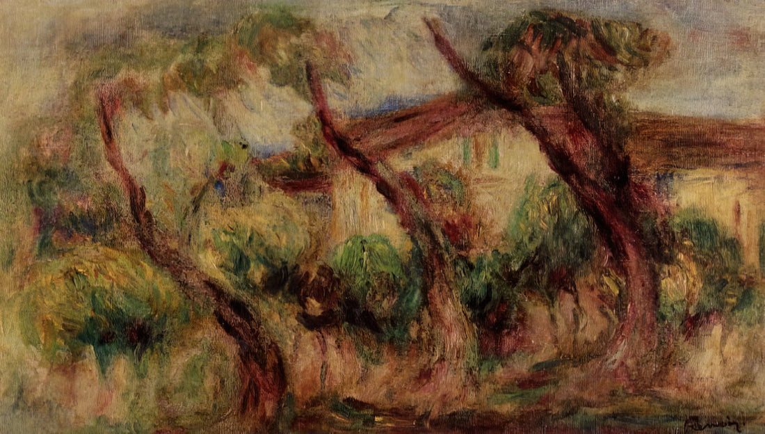 Renoir Prints Framed: A Curator's Guide to Displaying Impressionist Masterpieces - In the Garden of Collettes at Cagnes by Pierre-Auguste Renoir