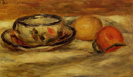 Renoir Signed Lithograph: A Collector's Guide to Authenticity, Value, and Artistic Legacy - Cup, Lemon and Tomato by Pierre-Auguste Renoir