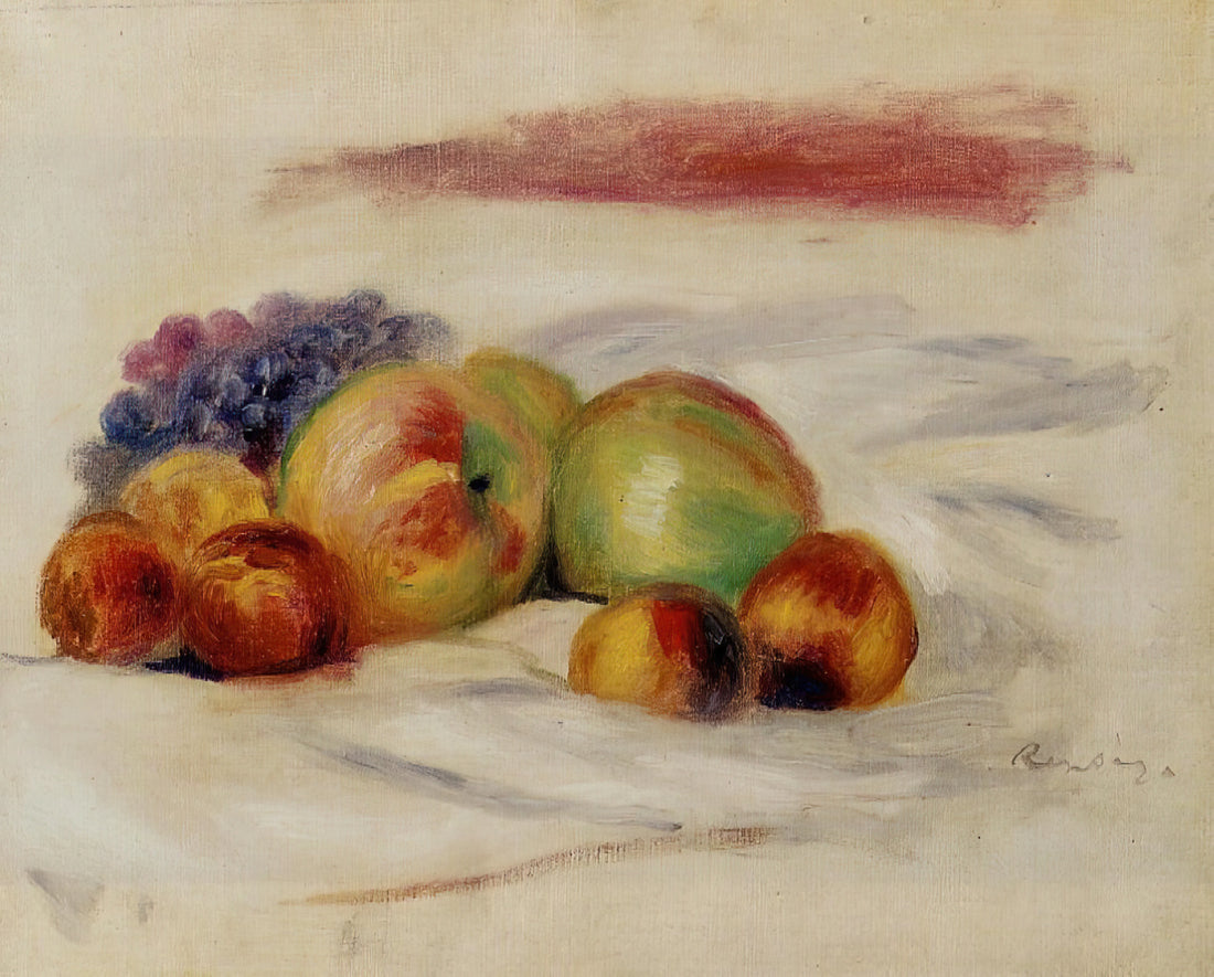 Renoir Vollard: The Master's Late Period and the Art of the Print - Apples and Grapes by Pierre-Auguste Renoir