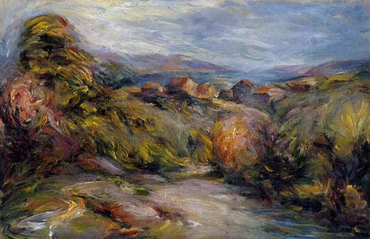 Renoir and the Charpentier Family: A Portrait of Parisian Society and Artistic Patronage - The Hills of Cagnes by Pierre-Auguste Renoir