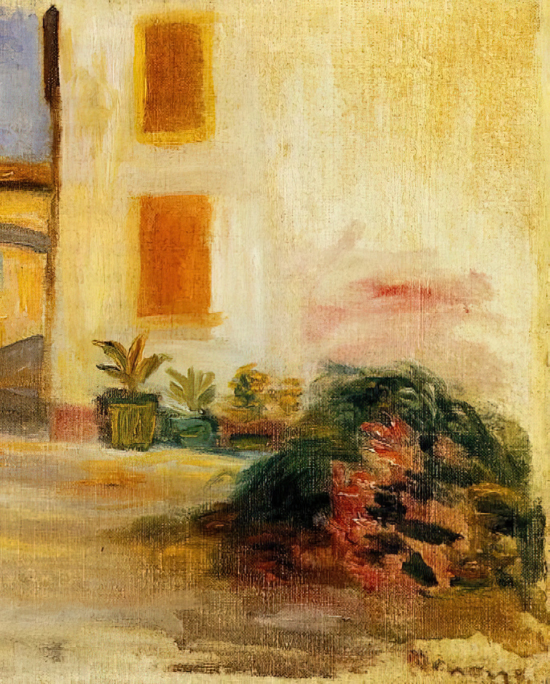 Renoir's Gabrielle: The Muse Who Transformed Impressionism - Farm Courtyard by Pierre-Auguste Renoir