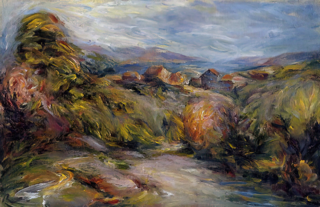 Renoir's Le Moulin: A Masterpiece of Impressionist Light and Leisure - The Hills of Cagnes by Pierre-Auguste Renoir