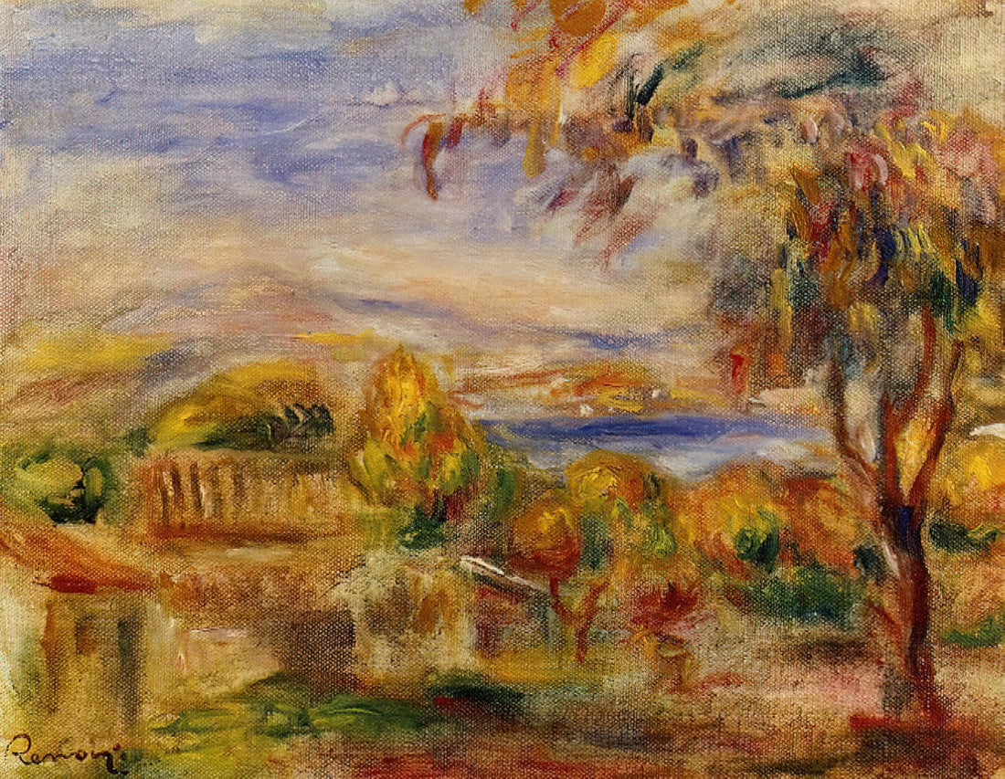 Renoir's Les Parapluies at the National Gallery: A Masterpiece of Impressionist Light and Life - Landscape by the Sea by Pierre-Auguste Renoir