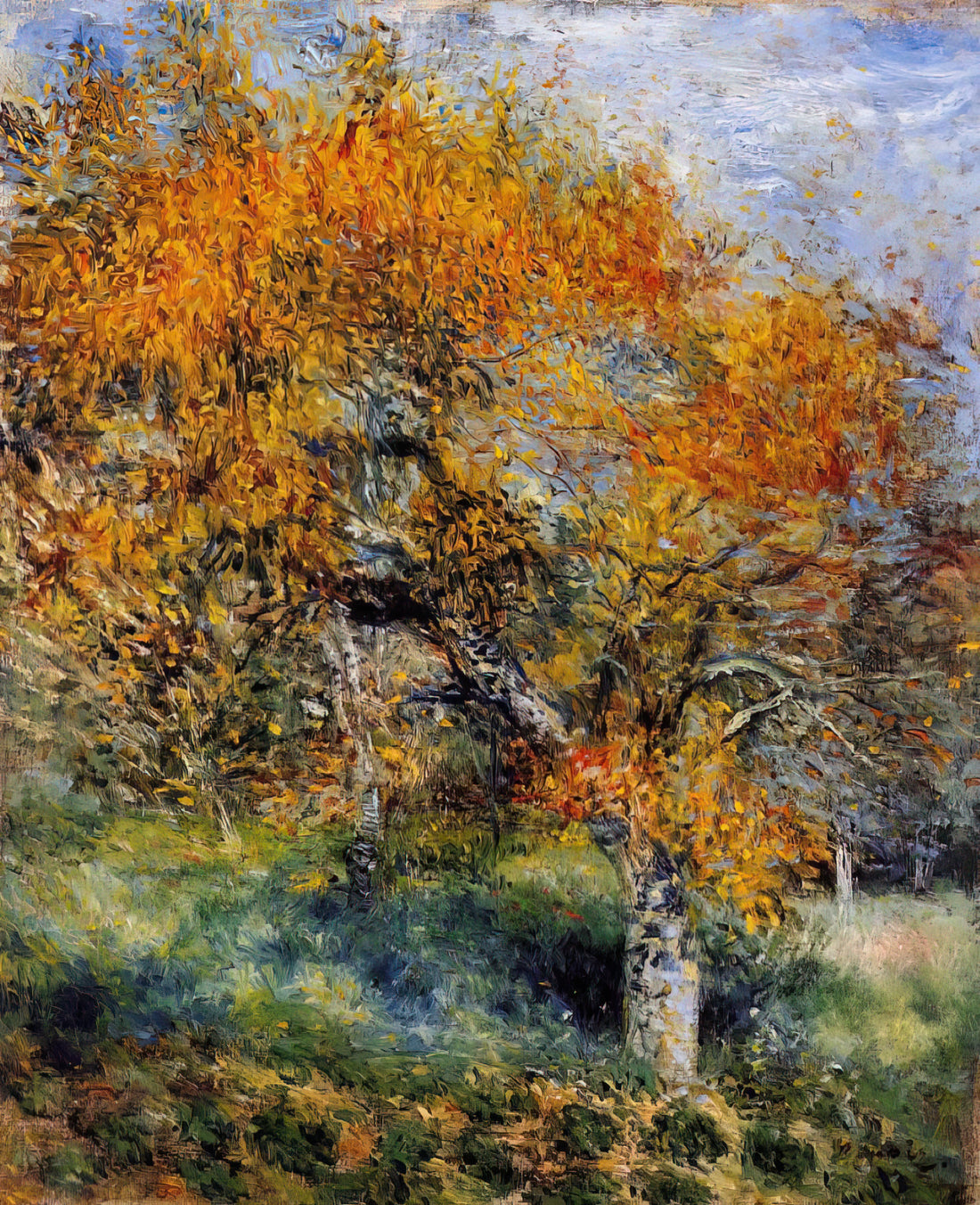 Renoir's Mademoiselle Romaine Lacaux: A Study in Youthful Grace and Impressionist Portraiture - The Pear Tree by Pierre-Auguste Renoir
