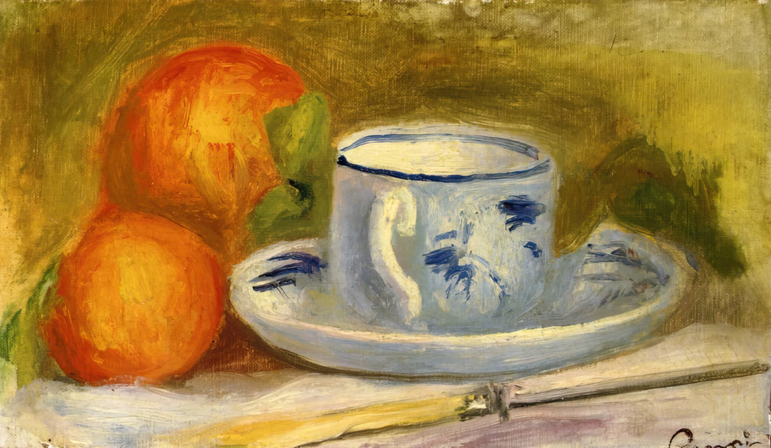 Renoir's "Madame Georges Charpentier and Her Children": A Masterpiece of Impressionist Portraiture - Cup and Oranges by Pierre-Auguste Renoir