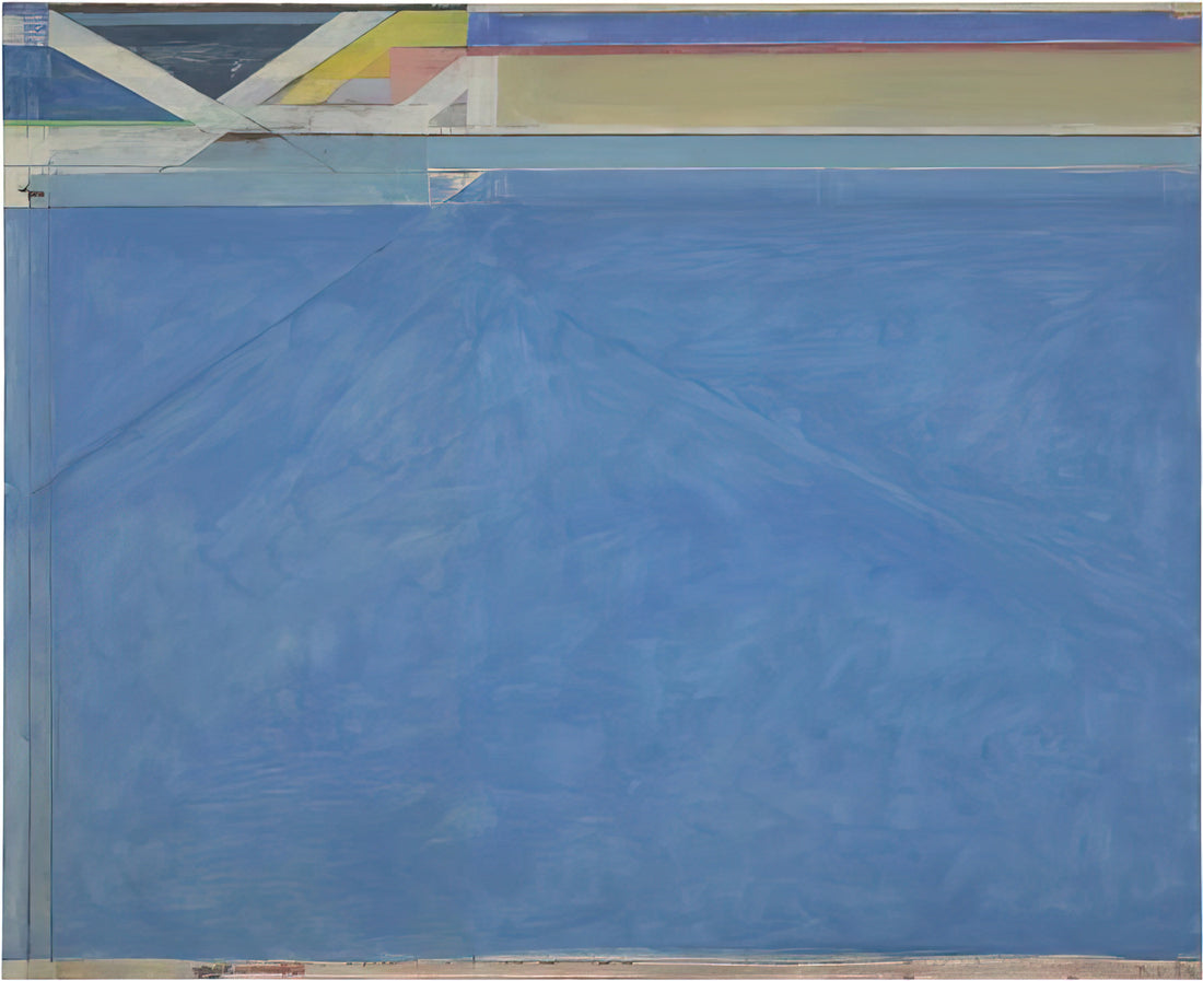 Richard Diebenkorn: The Master of Luminous Abstraction and West Coast Light - Ocean Park #129 by Richard Diebenkorn