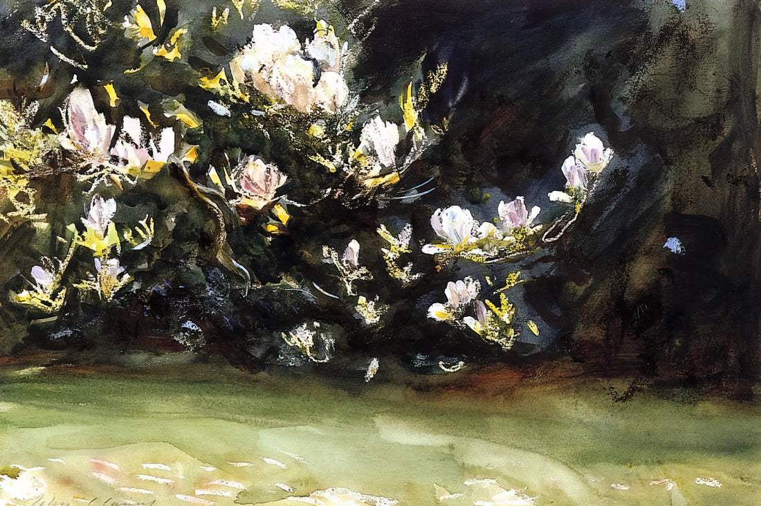 Richard Sargent Paintings: A Collector's Guide to the American Realist's Enduring Legacy - Magnolias by John Singer Sargent