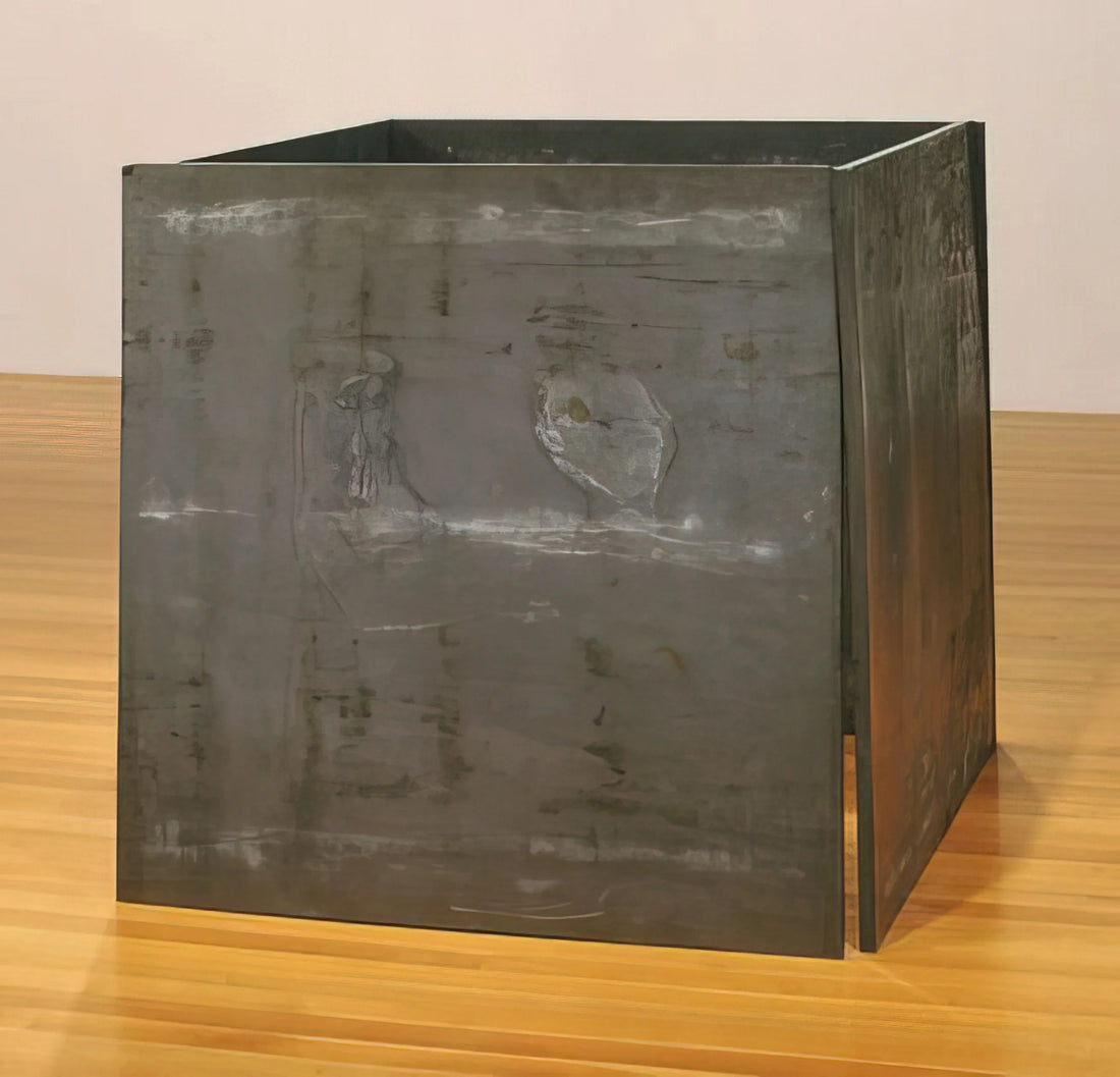 Richard Serra Contact: The Monumental Artist's Legacy in Sculpture and Prints - ONE TON PROP HOUSE OF CARDS 1969 by Richard Serra