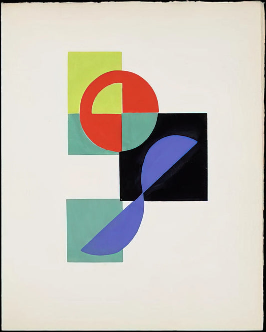 Robert Delaunay Artwork: A Journey Through Orphism, Color, and Modernist Vision - POEMS BY TRISTAN TZARA by Sonia Delaunay