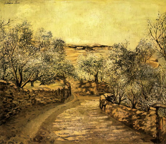 Robert Descharnes: The Definitive Eye Behind Salvador Dalí's Legacy - THE LANE TO PORT LLIGAT WITH VIEW OF CAP CREUS by Salvador Dali