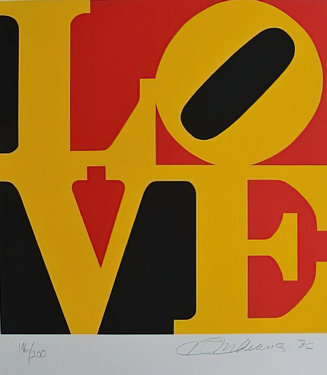 Robert Indiana LOVE Print for Sale: The Definitive Guide to Acquiring an Icon - German Love by Robert Indiana