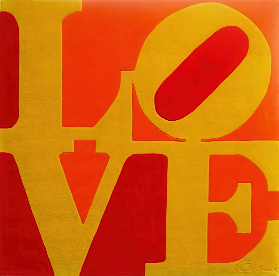 Robert Indiana Signed Print: Authenticity, Value, and Collector Insights - Chosen Love by Robert Indiana