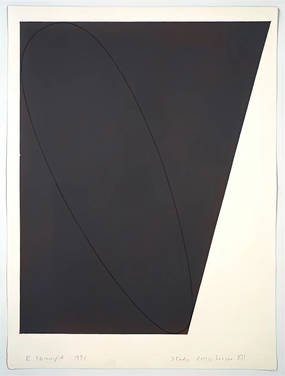Robert Mangold Posters: Minimalist Mastery in Modern Art Prints - STUDY ATTIC SERIES XII 1991 by Robert Mangold