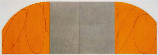 Robert Mangold Prints: A Guide to the Minimalist Master's Graphic Works - CURVED PLANE FIGURE VIII 1995 by Robert Mangold