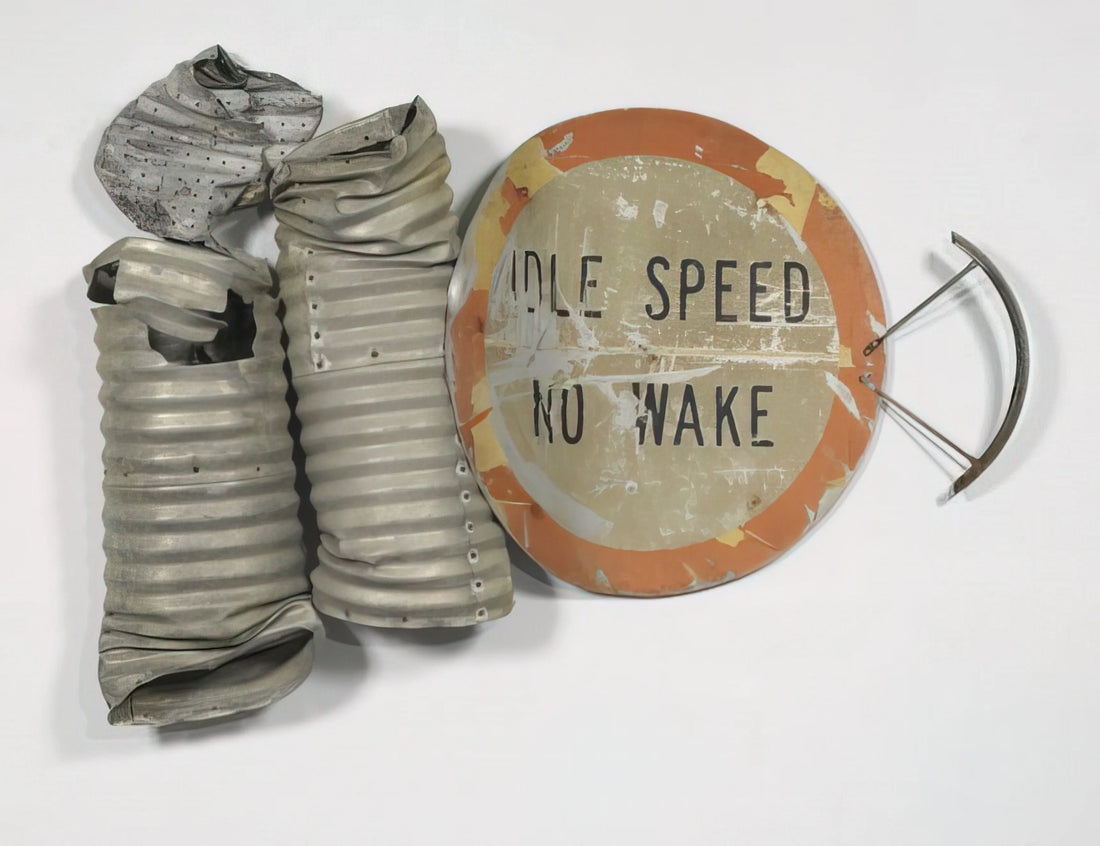 Robert Rauschenberg 1963: The Transformative Year That Redefined American Art - NO WAKE GLUT 1986 by Robert Rauschenberg
