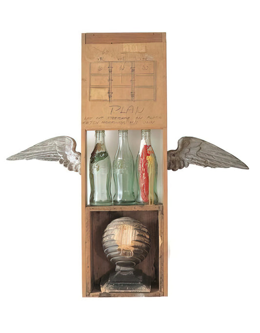 Robert Rauschenberg Artwork: The Revolutionary Combines and Prints That Redefined American Art - COCA COLA PLAN 1958 by Robert Rauschenberg