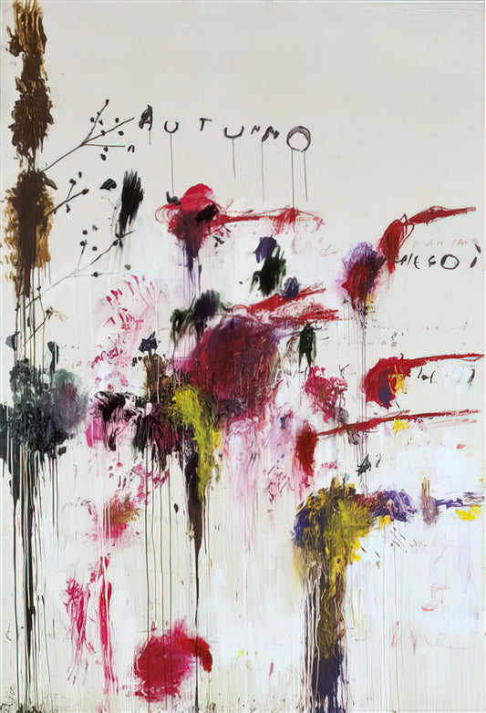 Robert Rauschenberg and Cy Twombly: The Revolutionary Friendship That Redefined American Art - Quattro Stagioni II. Autunno by Cy Twombly