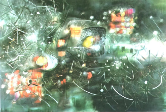 Roberto Matta: The Visionary Surrealist Who Bridged Continents and Consciousness - TO GIVE PAINLESS LIGHT 1955 by Roberto Matta