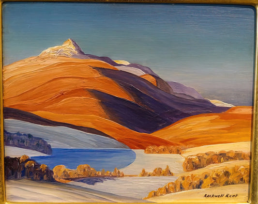 Rockwell Kent Canvas: The Enduring Power of an American Master's Vision - Vermont Study by Rockwell Kent