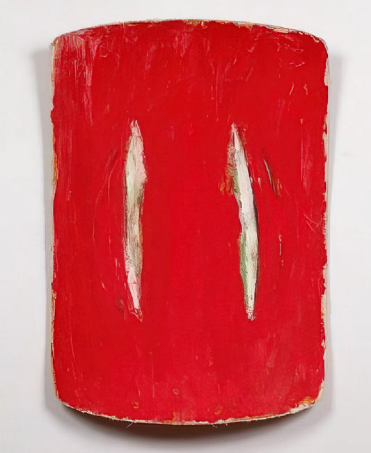 Ron Gorchov Brushed Aluminum Print: The Ultimate Collector's Guide - Old Flame - 1974 by Ron Gorchov