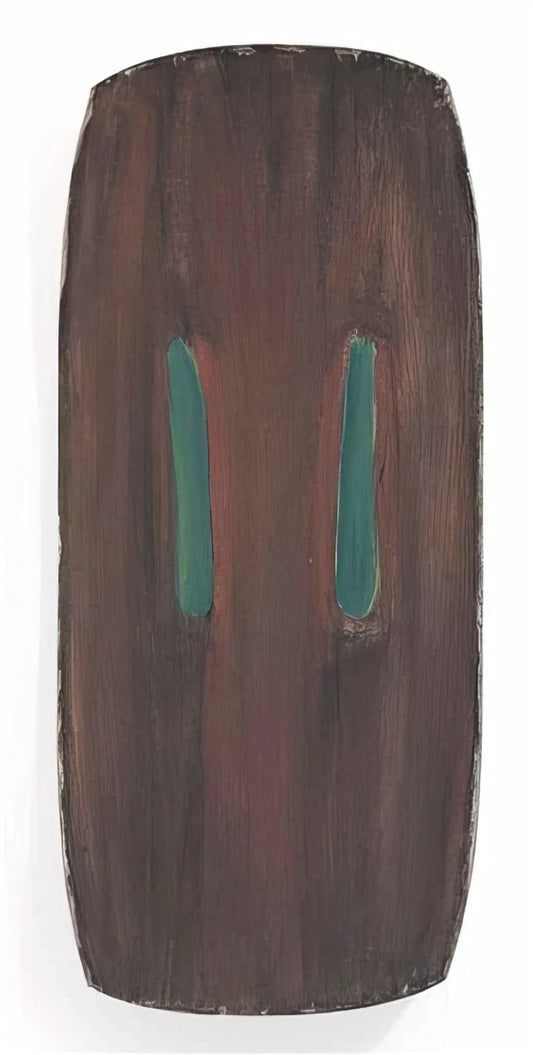 Ron Gorchov Reproductions: The Curated Guide to Owning His Iconic Shield Paintings - Untitled - 1977 by Ron Gorchov