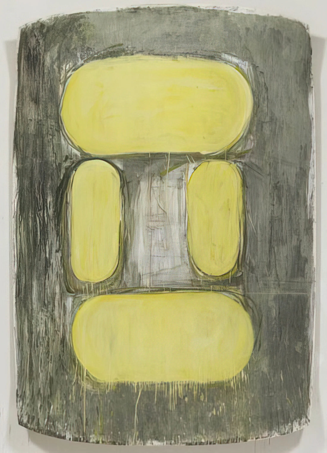 Ron Gorchov: The Visionary Artist Who Redefined Painting with Saddle-Shaped Canvases - Ulysses - 1979 by Ron Gorchov