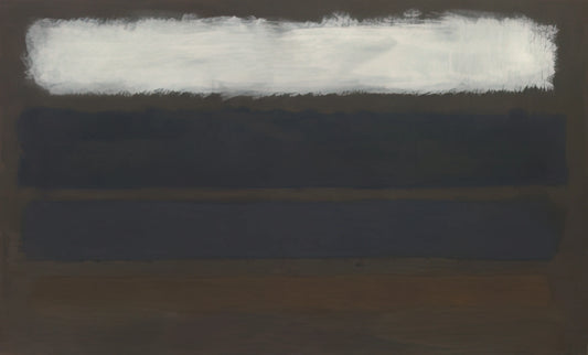Rothko 1968: The Final Years of a Master and His Enduring Legacy in Abstract Expressionism - No. 14 Horizontals, White over Darks - 1961 by Mark Rothko