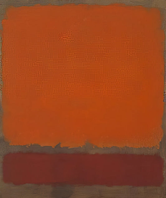 Rothko 207: A Deep Dive into the Artist's Monumental Masterpiece - Ochre and Red on Red - 1962 by Mark Rothko