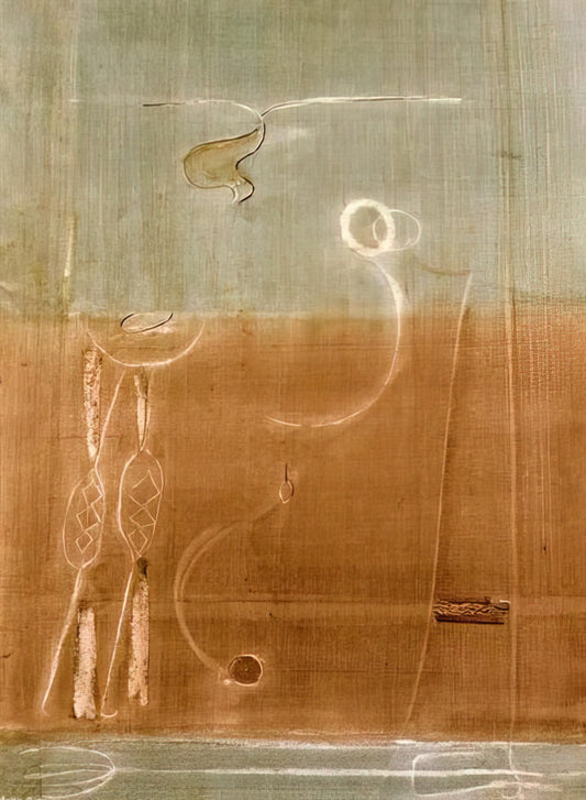 Rothko Blue and Red: The Emotional Power of Color Field Painting - Aubade - 1944 by Mark Rothko