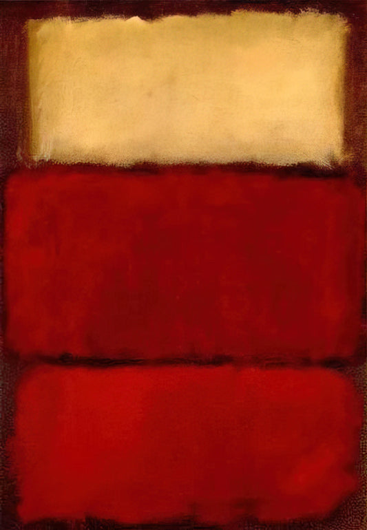 Rothko Blue and Yellow: The Emotional Power of Color Field Painting - Red - 1964 by Mark Rothko