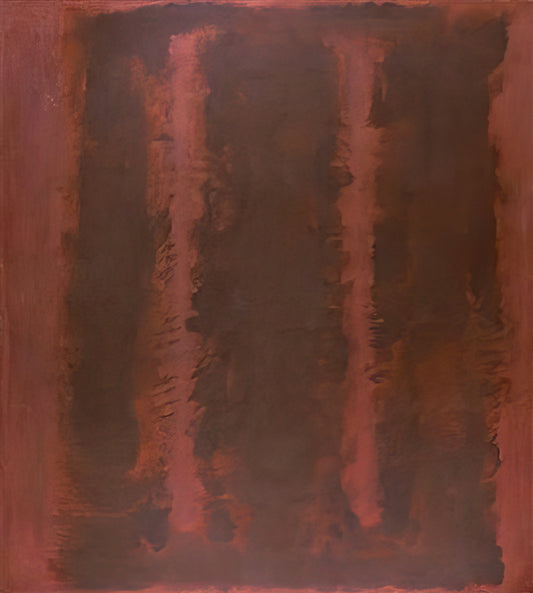 Rothko Untitled 1959: A Deep Dive into the Artist's Mature Color Field Masterpiece - Black on Maroon - 1958 by Mark Rothko